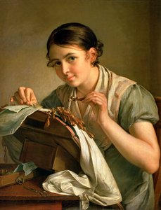 La encajera, 1823